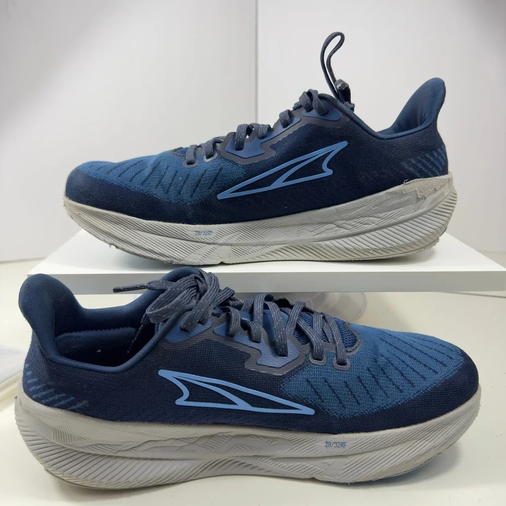 Altra Experience Flow Navy Blue Running Shoes Men's Size 10 Low Top Sneakers
